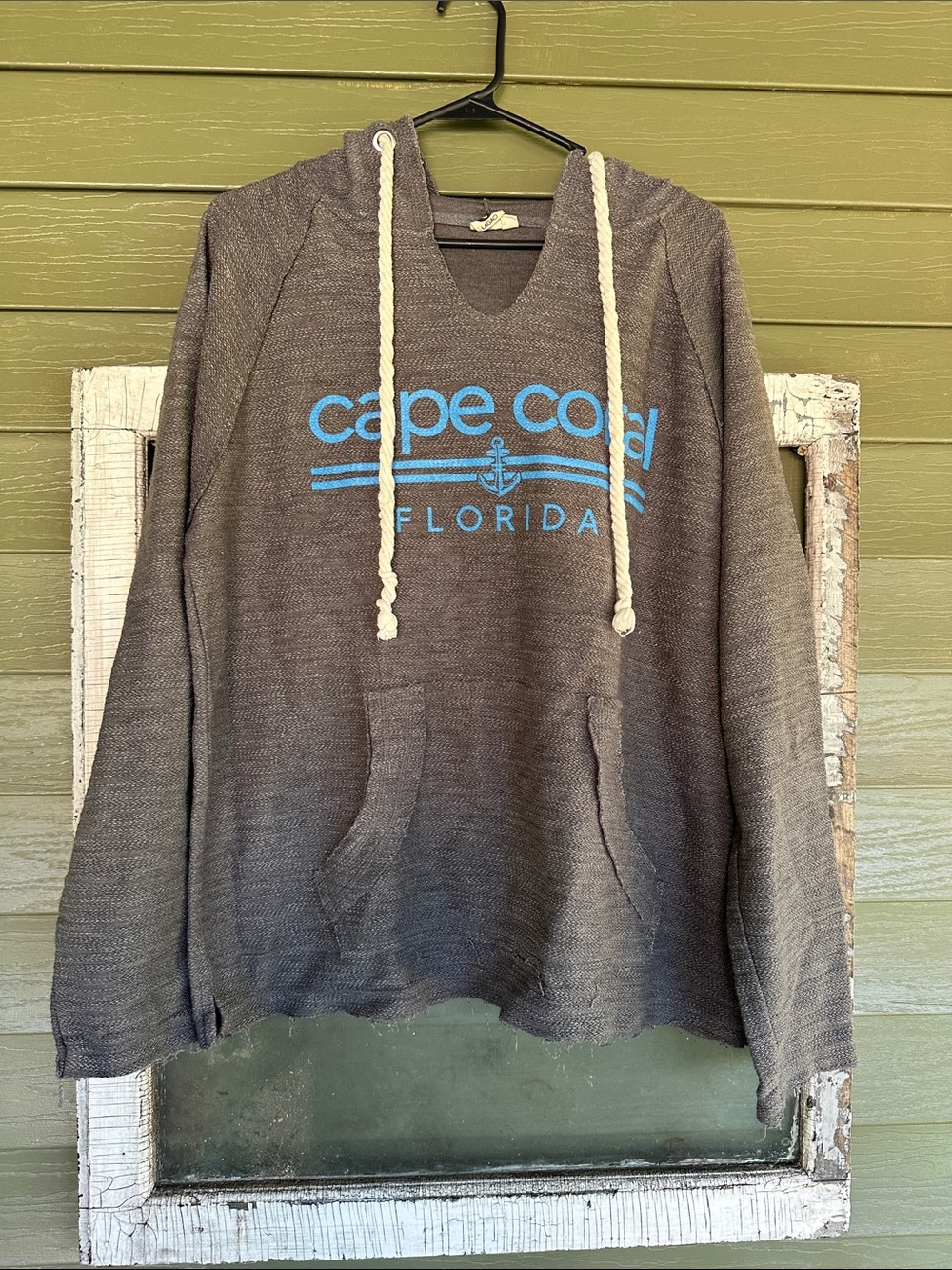 Cape Coral Florida Gray Hooded Pullover Shirt